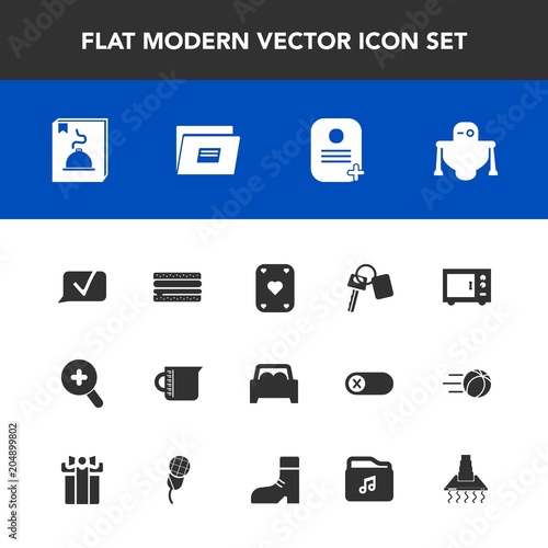 Modern, simple vector icon set with music, sandwich, poker, container, android, chat, cheeseburger, identity, snack, hood, robot, equipment, microwave, oven, footwear, game, sign, transparent icons