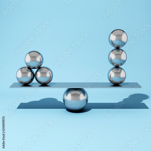 Balancing steel ball