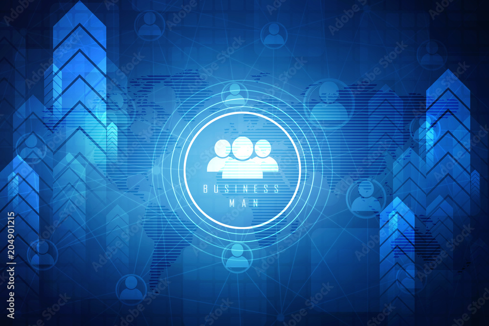 2d illustration Business Network concept
2d illustration Business Network concept