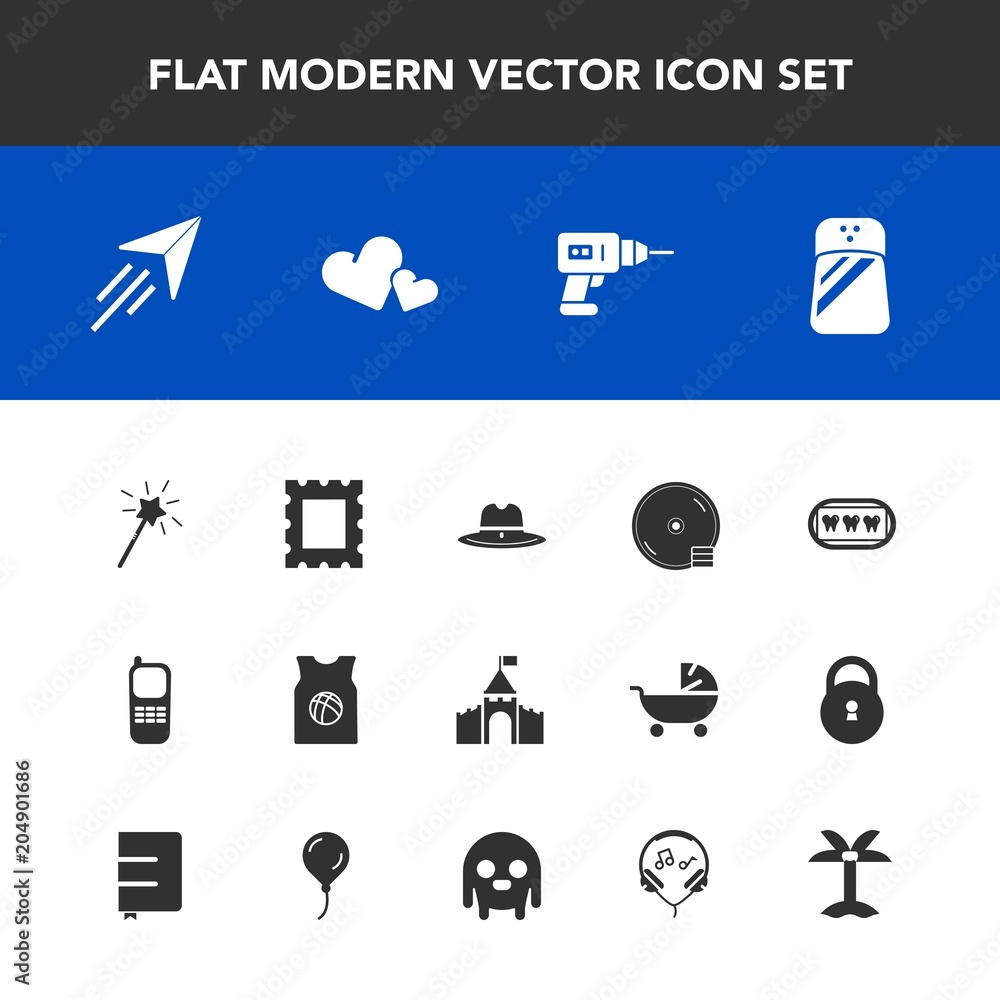Modern, simple vector icon set with dental, castle, magic, sheriff, sport, dentist, disc, cd, basketball, frame, hand, disk, wand, telephone, picture, dvd, equipment, healthy, photo, travel, fly icons Modern, simple vector icon set with dental, castle, magic, sheriff, sport, dentist, disc, cd, basketball, frame, hand, disk, wand, telephone, picture, dvd, equipment, healthy, photo, travel, fly icons