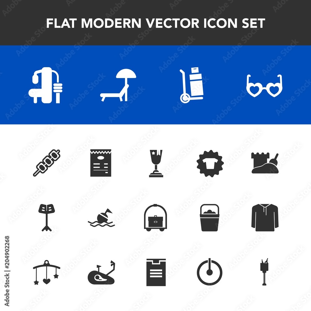 Modern, simple vector icon set with vacation, buoy, style, orchestra, summer, help, fashion, clothing, cargo, sand, delivery, lifebuoy, fitness, hippie, shirt, award, sport, winner, food, first icons Modern, simple vector icon set with vacation, buoy, style, orchestra, summer, help, fashion, clothing, cargo, sand, delivery, lifebuoy, fitness, hippie, shirt, award, sport, winner, food, first icons