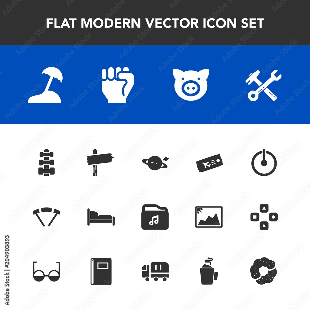 Modern, simple vector icon set with human, power, pig, hand, furniture, button, way, space, piglet, extreme, spanner, travel, wrench, business, direction, home, concept, island, sea, planet, off icons Modern, simple vector icon set with human, power, pig, hand, furniture, button, way, space, piglet, extreme, spanner, travel, wrench, business, direction, home, concept, island, sea, planet, off icons