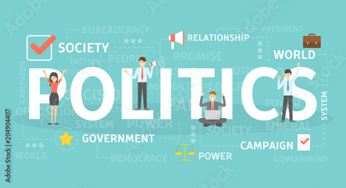 Politics concept illustration.