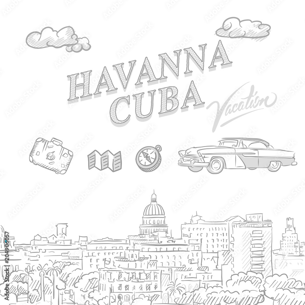 Havanna, Cuba, travel marketing cover