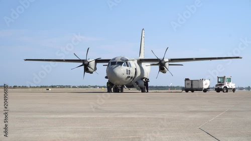 A large Military airplane photo