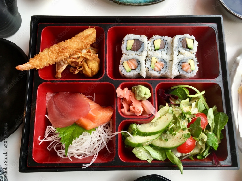 Hot bento Box (lunch deal!) Yum Yum - Picture of Aoki Sushi