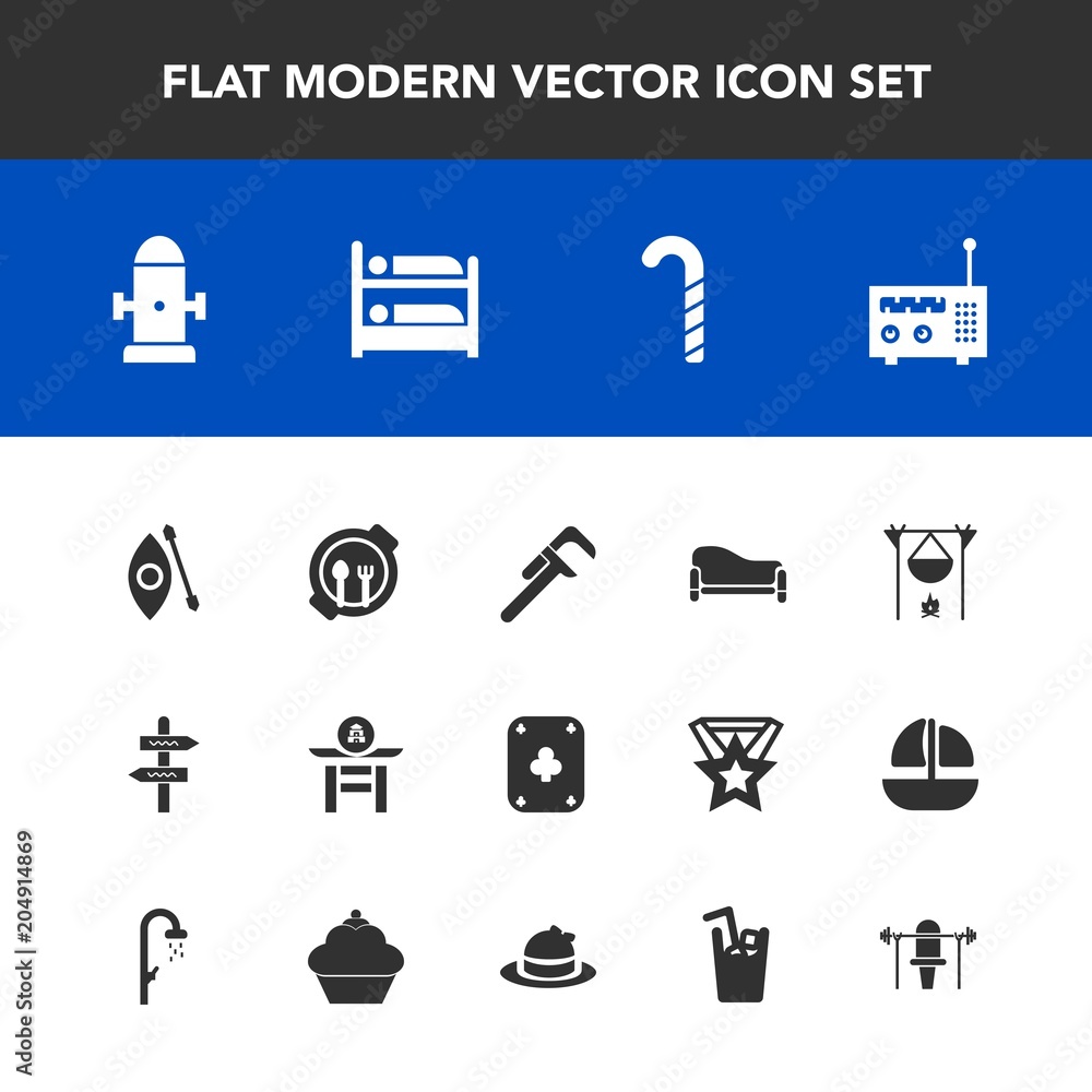 Modern, simple vector icon set with river, radio, repair, taiko, way, kid, food, kayak, tool, interior, candy, room, sofa, poker, play, game, department, campfire, industrial, hydrant, safety icons Modern, simple vector icon set with river, radio, repair, taiko, way, kid, food, kayak, tool, interior, candy, room, sofa, poker, play, game, department, campfire, industrial, hydrant, safety icons