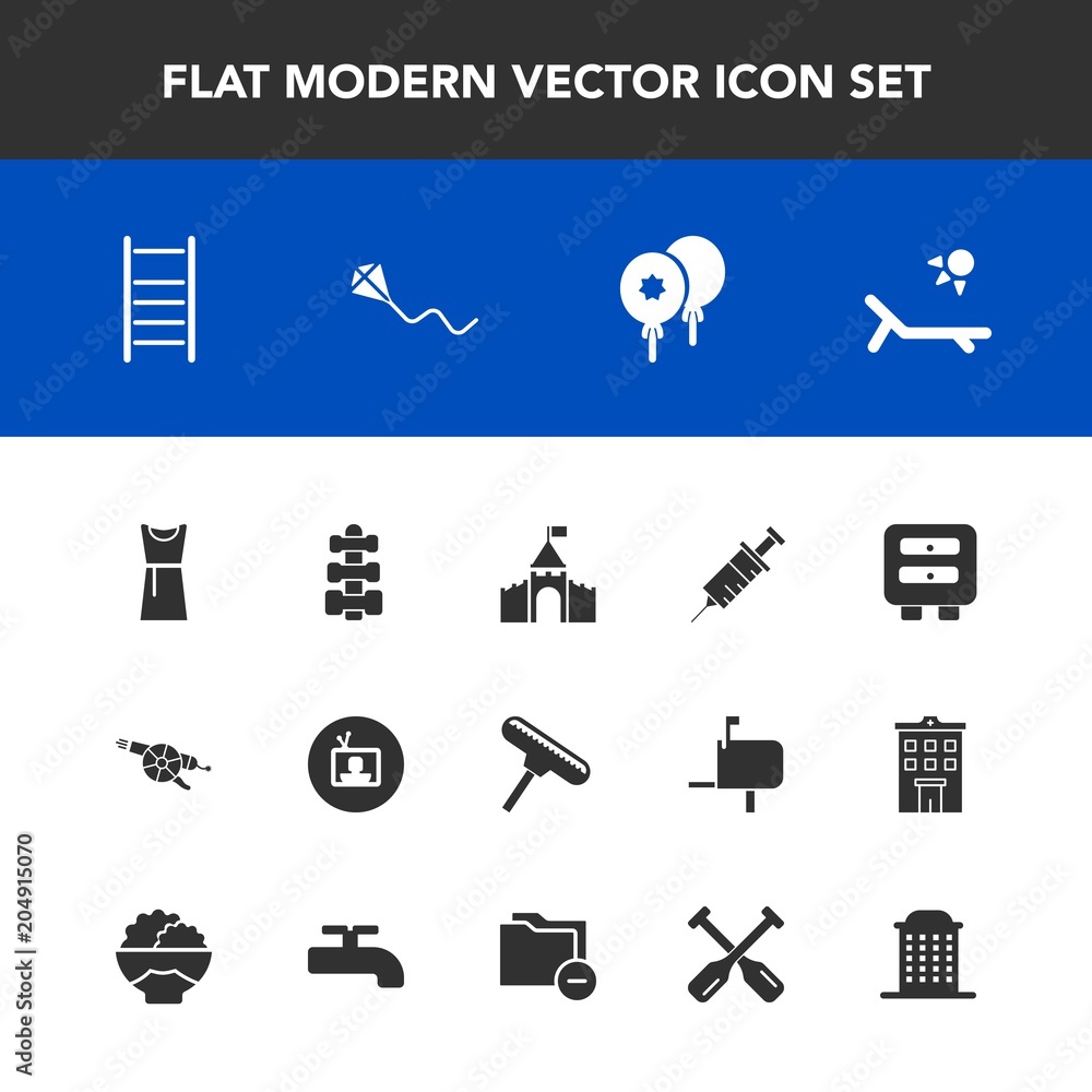 Modern, simple vector icon set with female, roller, dentist, fun, drill, kite, ladder, castle, oar, sunny, architecture, joy, war, military, technology, boat, gym, paddle, dentistry, building icons Modern, simple vector icon set with female, roller, dentist, fun, drill, kite, ladder, castle, oar, sunny, architecture, joy, war, military, technology, boat, gym, paddle, dentistry, building icons