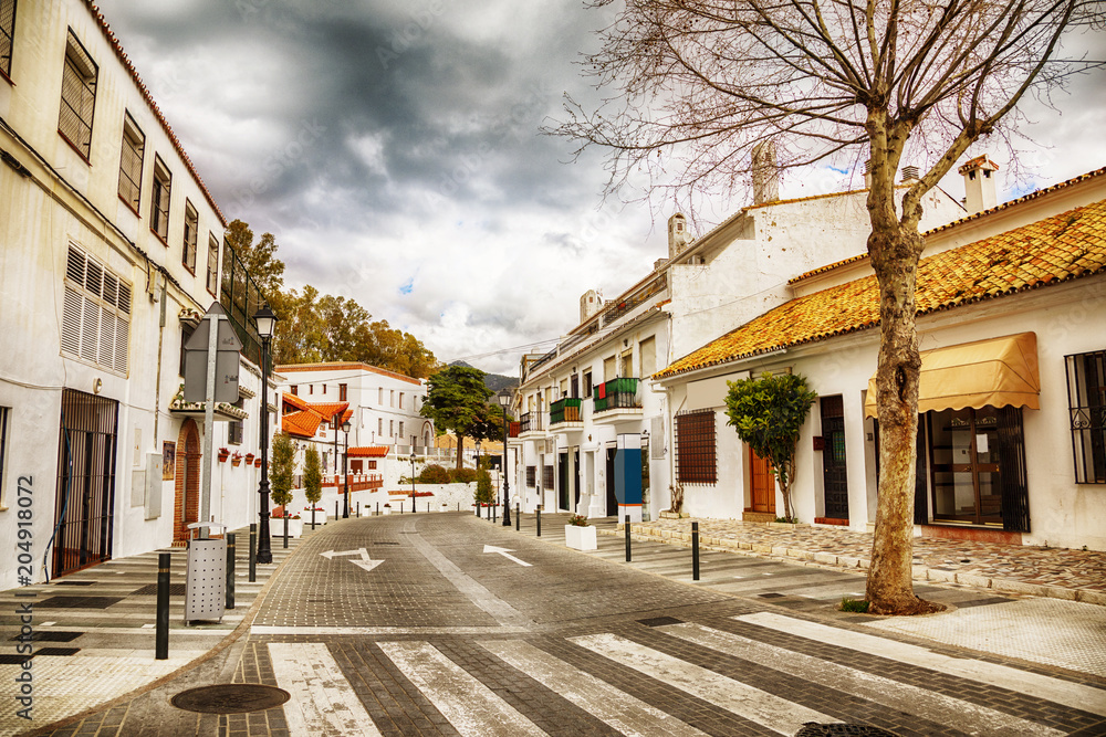 street in Mijas, Spain