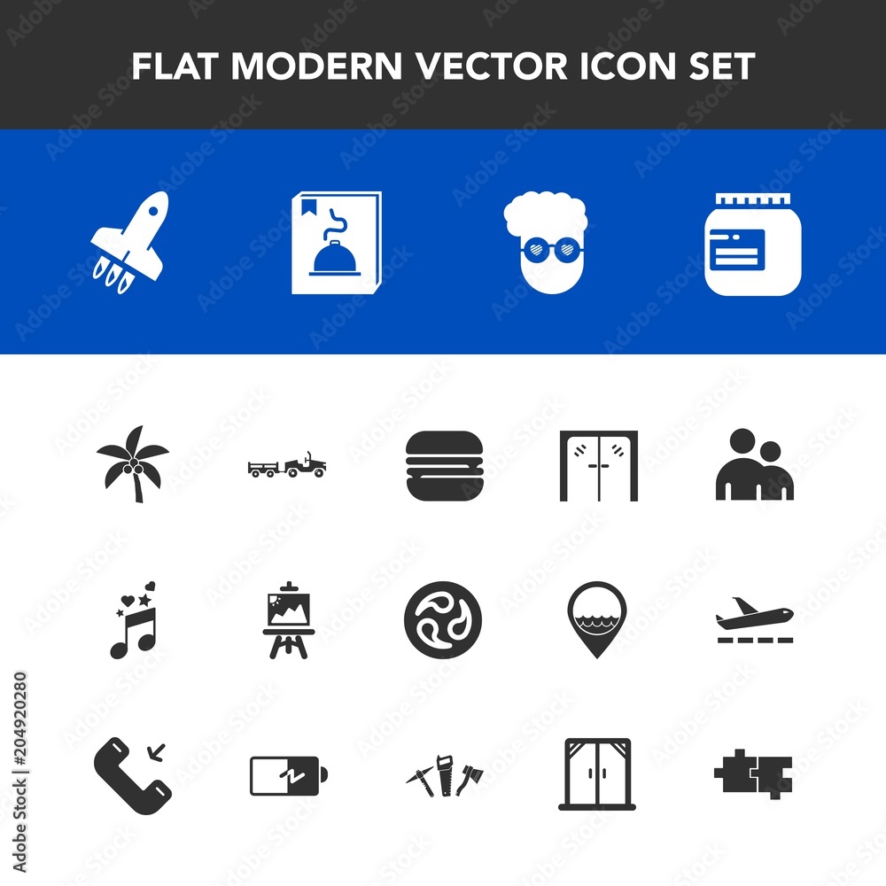 Modern, simple vector icon set with artist, jam, home, japanese, fashion, window, mon, door, palm, leaf, hipster, glass, shipping, style, kamon, man, menu, sound, music, cheeseburger, tropical icons Modern, simple vector icon set with artist, jam, home, japanese, fashion, window, mon, door, palm, leaf, hipster, glass, shipping, style, kamon, man, menu, sound, music, cheeseburger, tropical icons