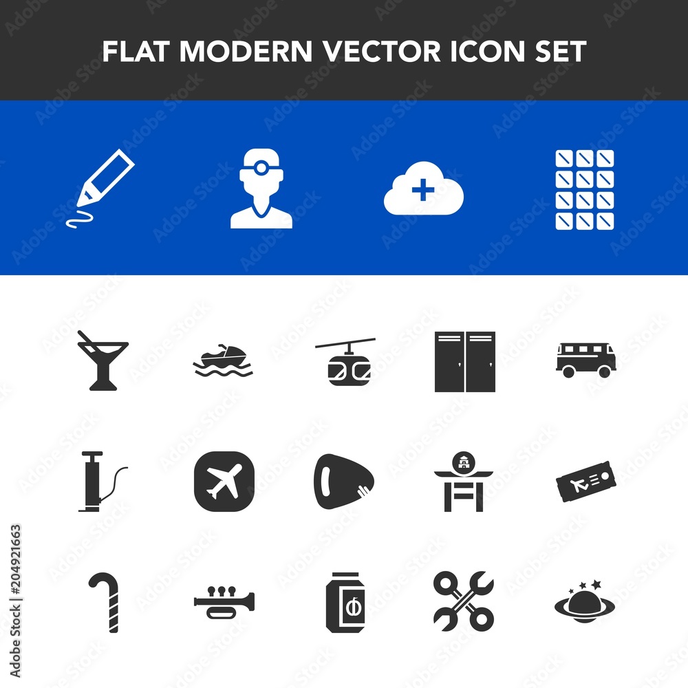 Modern, simple vector icon set with boat, chocolate, ship, rail, drink, add, summer, guitar, office, sea, pen, dental, vessel, dentist, cocktail, food, travel, dentistry, glass, cloud, plane icons Modern, simple vector icon set with boat, chocolate, ship, rail, drink, add, summer, guitar, office, sea, pen, dental, vessel, dentist, cocktail, food, travel, dentistry, glass, cloud, plane icons