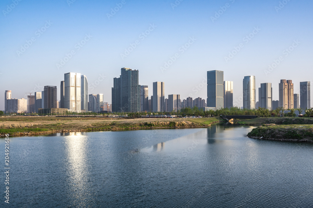 panoramic cityskyline