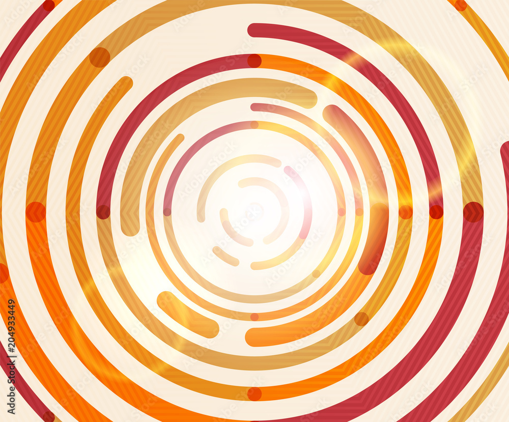 Circular lines, circles, geometric abstract background Circular lines, circles, geometric abstract background