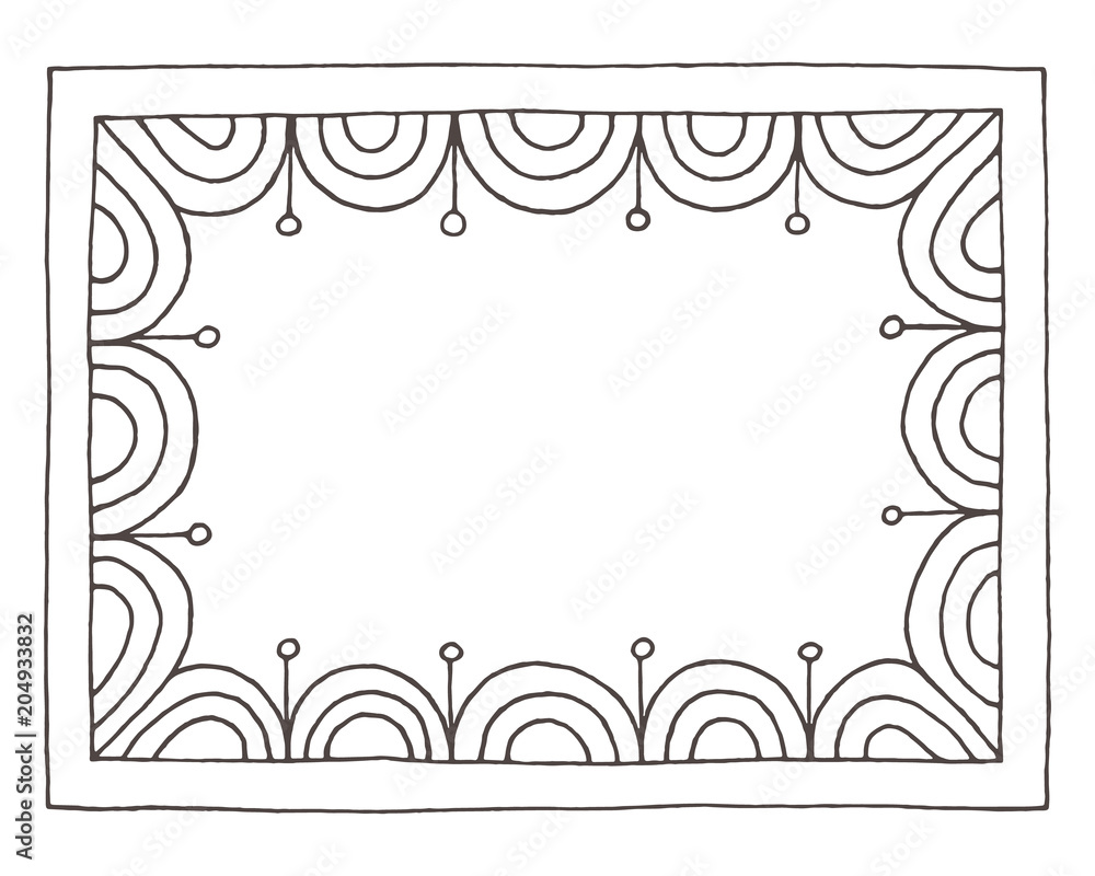 Wide frame outline Wide frame outline