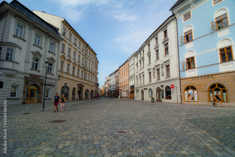 Centro storico della città di Omoluc, in Repubblica Ceca