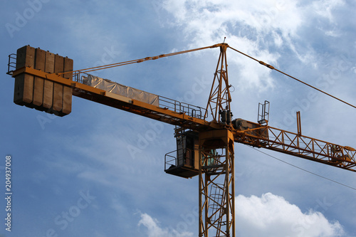 Industrial crane construction