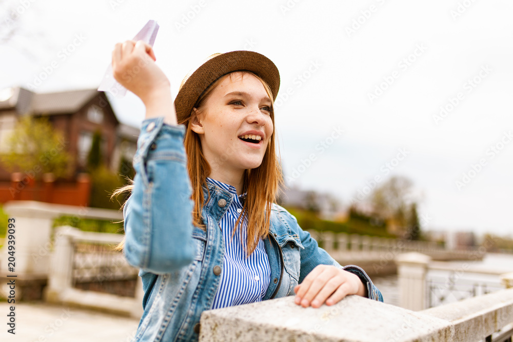 Young red haired girl