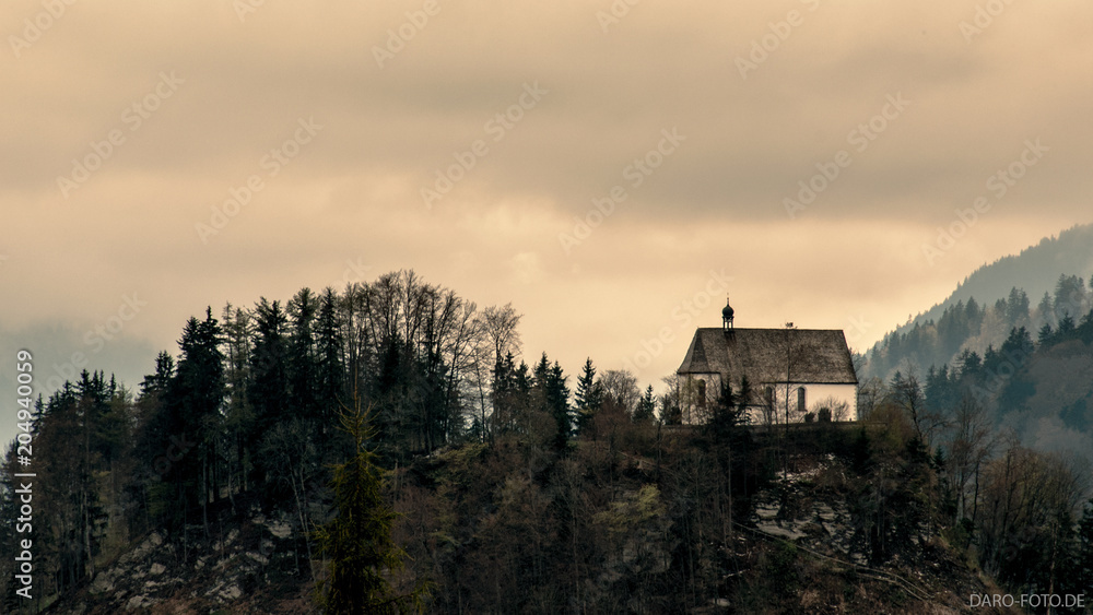 Church in the Alps