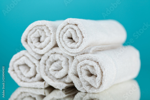 Pile of white towels