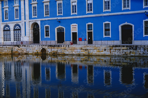 a building on the embankment in lisbon