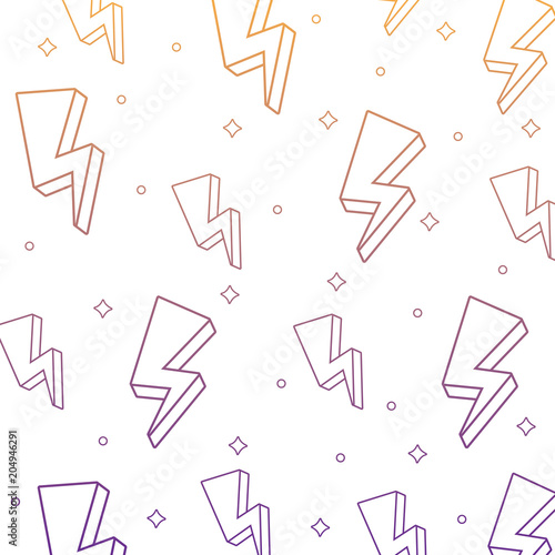 background of lightnings pattern, vector illustration