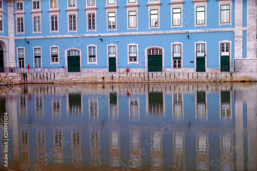 a building on the embankment in lisbon