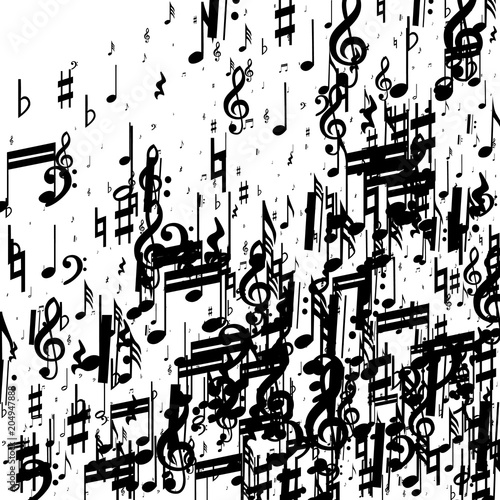 Abstract Black and White Background