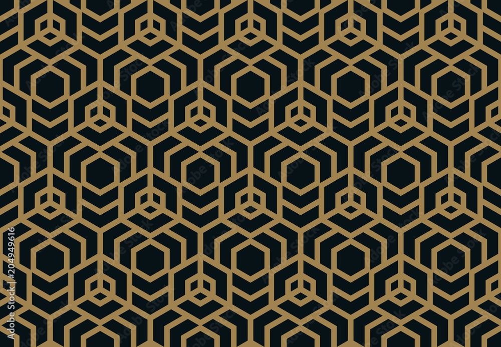 Vector seamless pattern. Modern stylish texture. Geometric strip