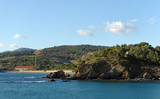 Port-Vendres coastal path in the south of France