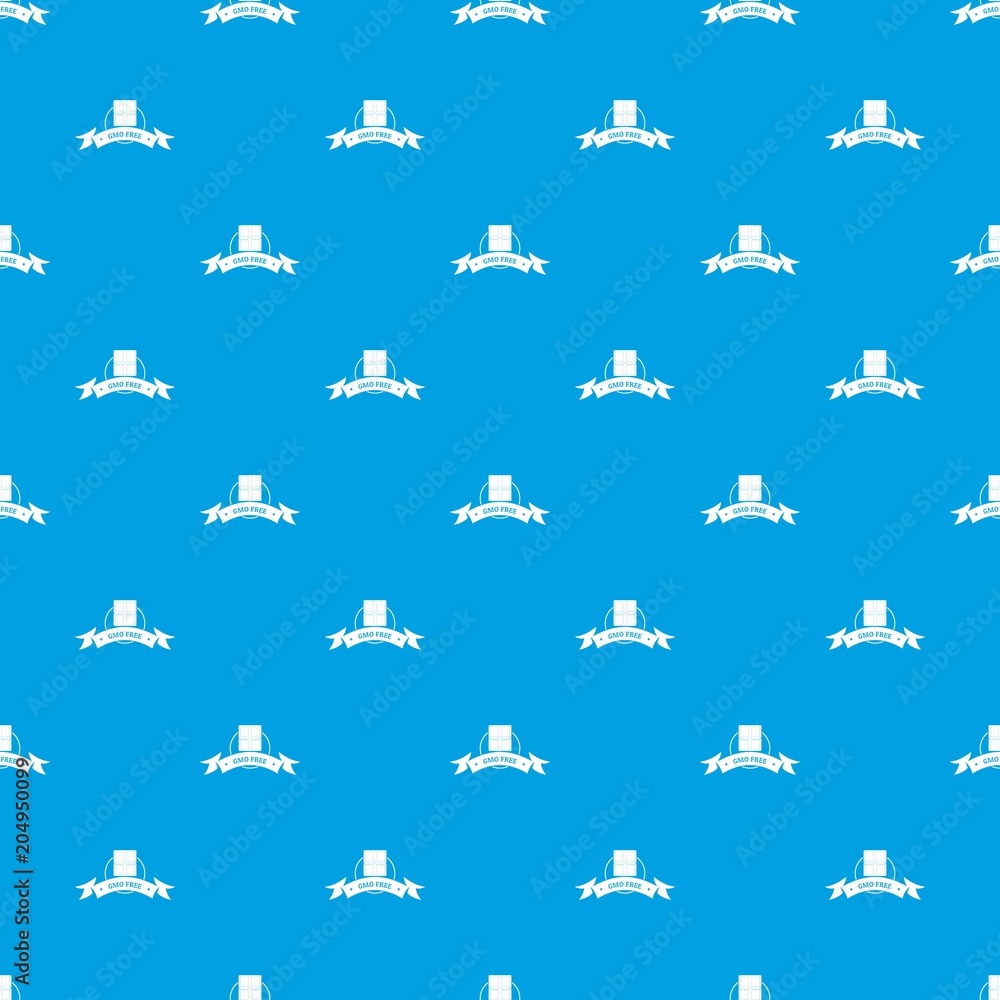 Gmo free food pattern vector seamless blue Gmo free food pattern vector seamless blue