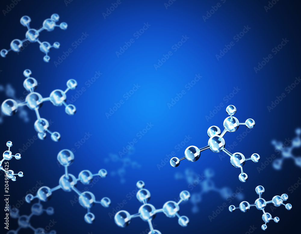 Abstract molecular structure Abstract molecular structure