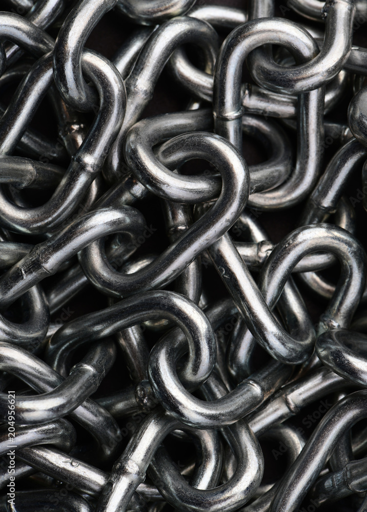 Metal chain links. Chain abstract background Metal chain links. Chain abstract background