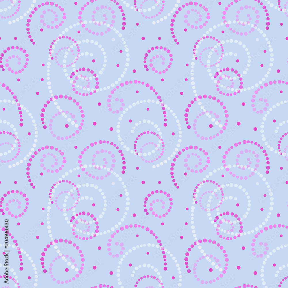 Illustrated abstract seamless background with spirals Illustrated abstract seamless background with spirals