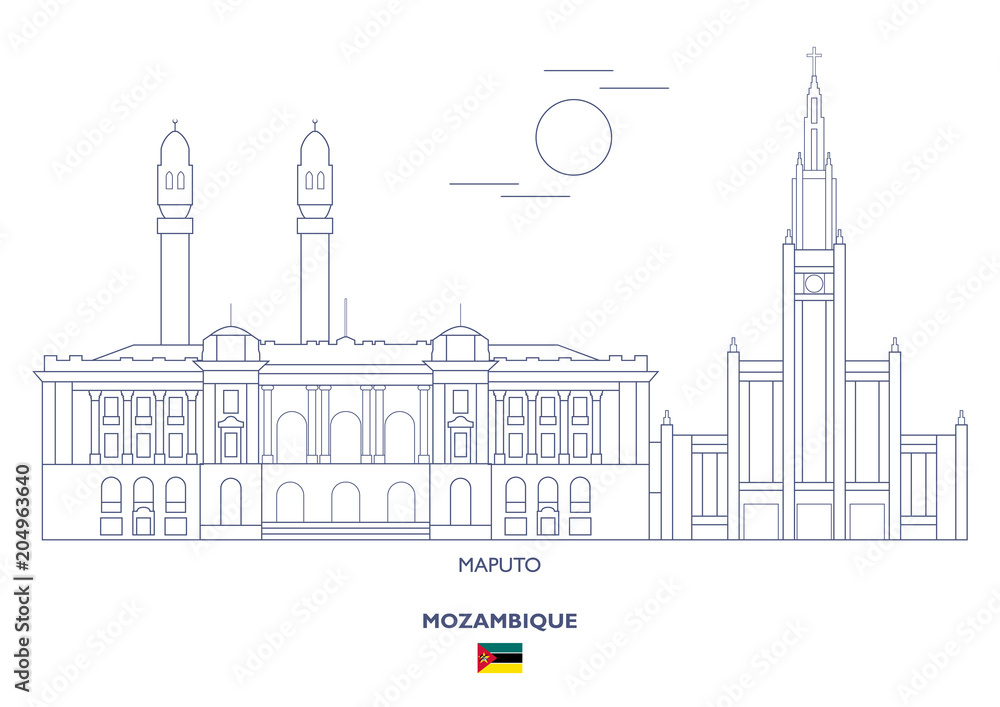 Maputo City Skyline, Mozambique Maputo City Skyline, Mozambique