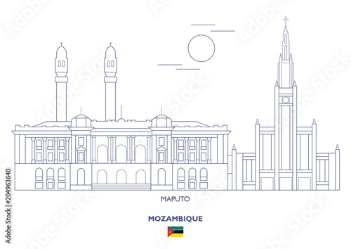 Maputo City Skyline, Mozambique