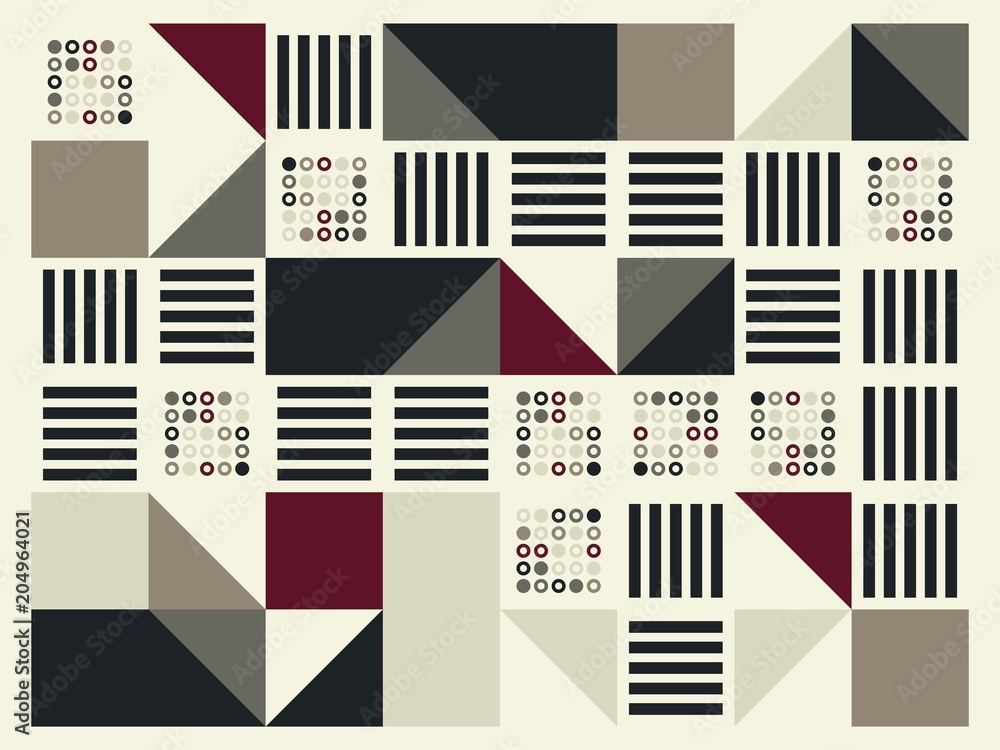 Colored abstract geometric flat pattern background Colored abstract geometric flat pattern background