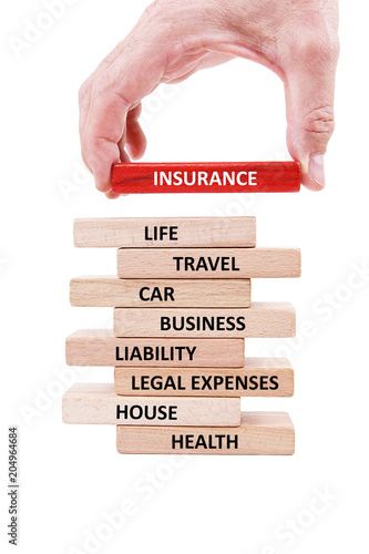 Obraz w ramie insurance