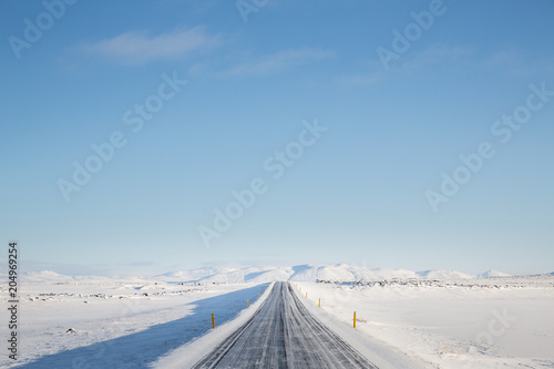 Highway, Iceland interior