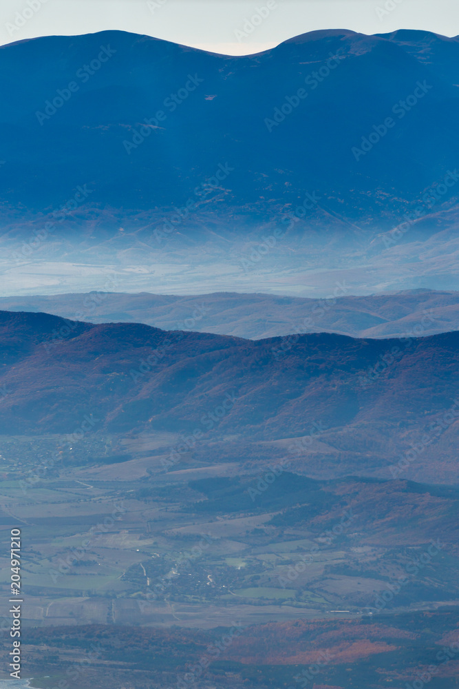 Land from airplane