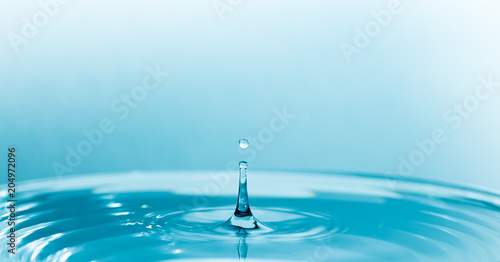 Water Drop.Water splash or water drop.