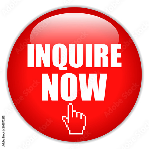 Inquire now red glowing button