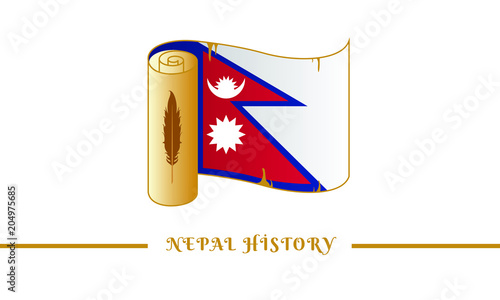 nepal flag and nepal history