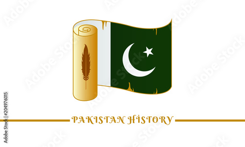 pakistan flag and pakistan history