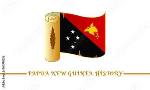 papua new guinea flag and papua new guinea history