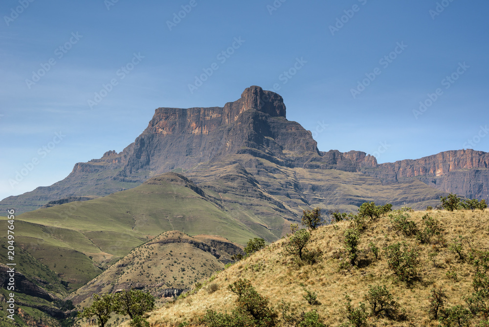 Amphitheater at Royal Natal National Park in the Drakensberg Mountains, South Africa