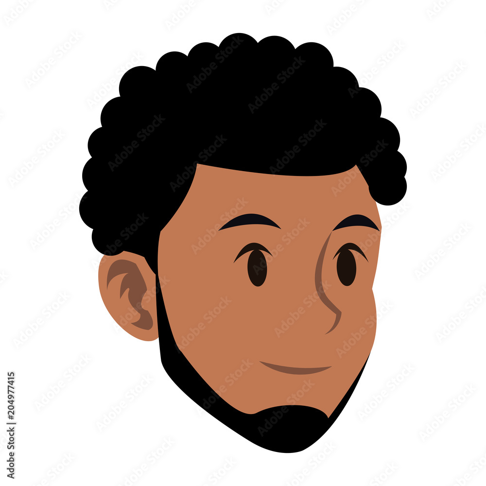 Young man face vector illustration graphic design Young man face vector illustration graphic design