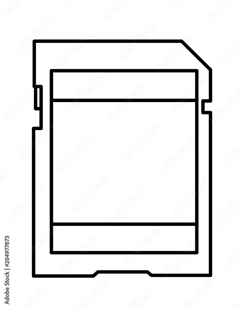 SDカード模様(線画) SDカード模様(線画)