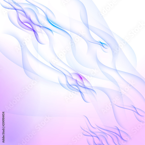Abstract movement of beautiful curves
