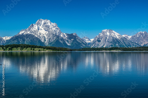 GRAND TETON REFLECTION GRAND TETON NATIONAL PARK