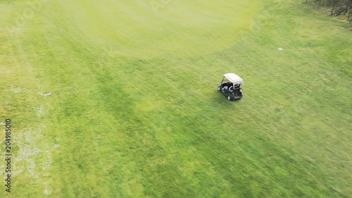 Wallpaper Mural Aerial, golf cart on course Torontodigital.ca